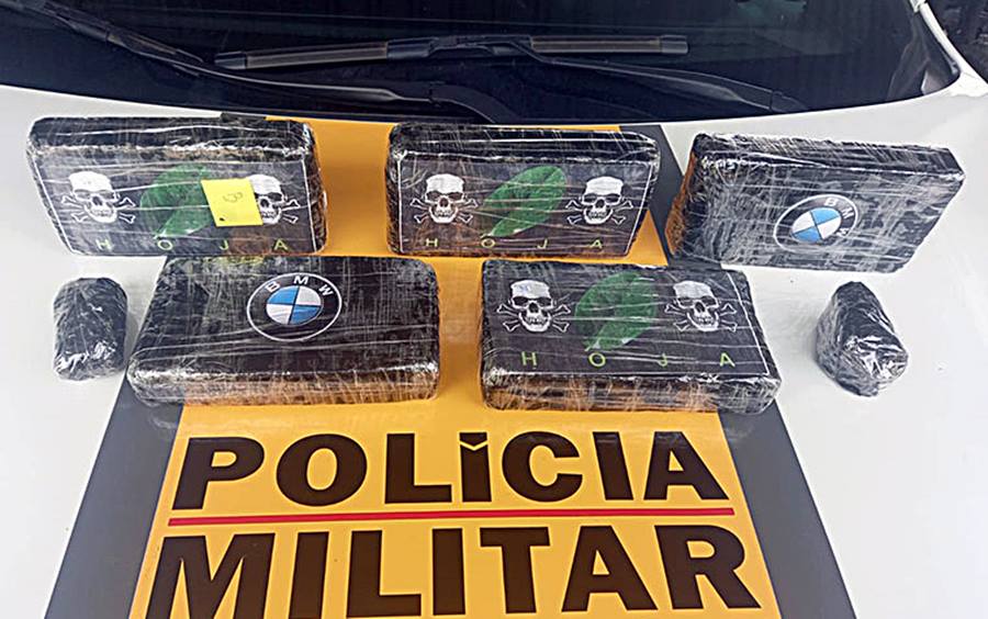 Polícia Rodoviária de Dona Euzébia apreende cerca de R$ 100 mil em cocaína pura