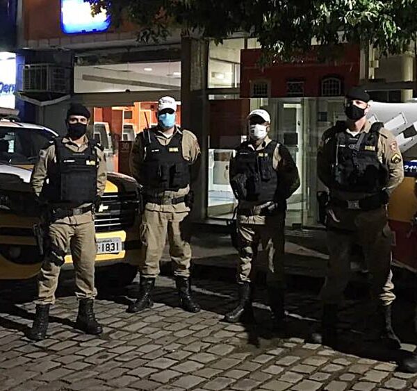 Batalhão da Polícia Militar faz operação de prevenção a ataques a caixas eletrônicos em Leopoldina e região