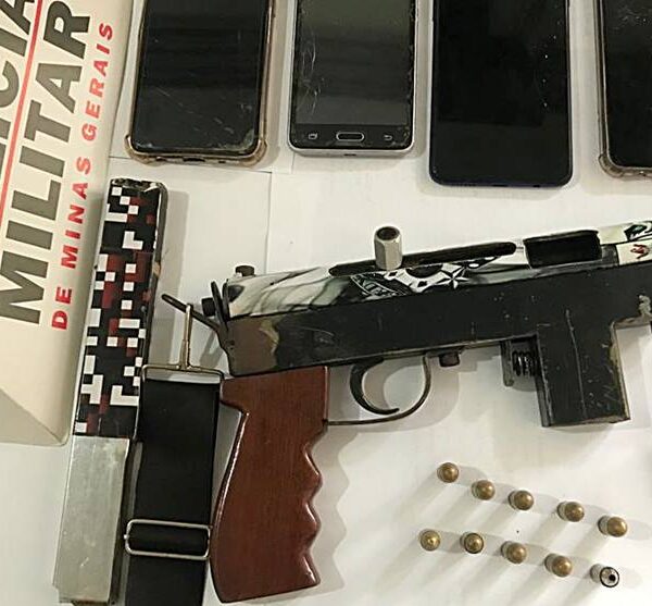 Submetralhadora artesanal é apreendida pela PM em Leopoldina