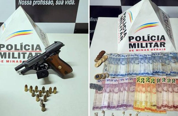 Polícia Militar prende dois e apreende arma e drogas em Cataguases