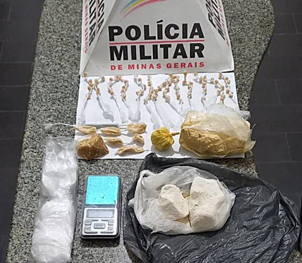 PM prende homem e apreende quase meio quilo de droga no Bela Vista em Leopoldina
