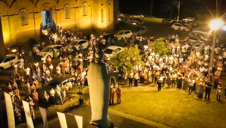 Momento de oração pela Paz é realizado em Leopoldina