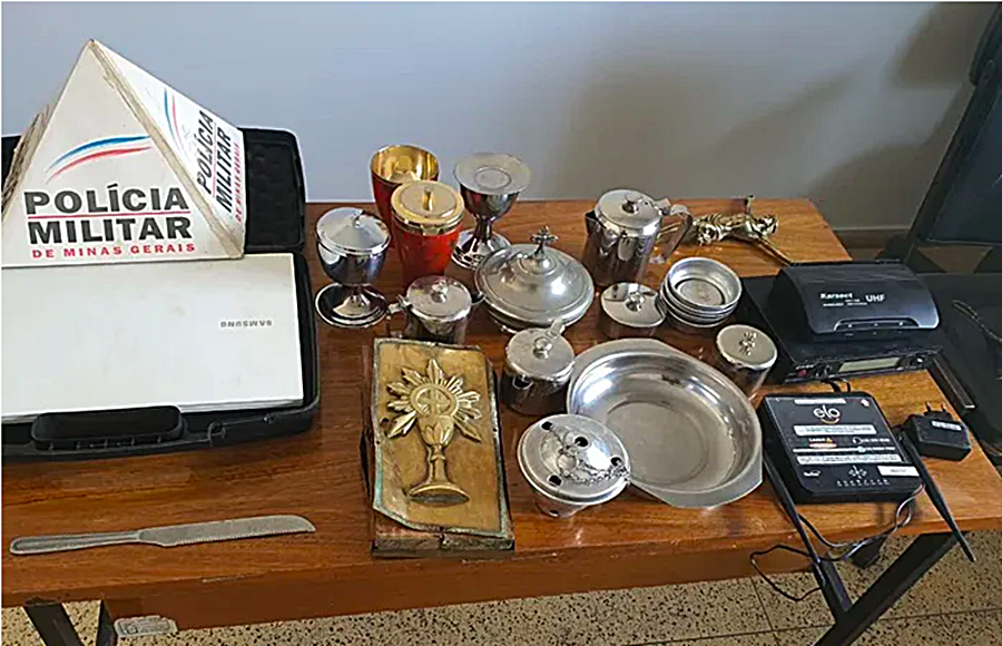 PM prende homem que invadiu e furtou capela em Piraúba