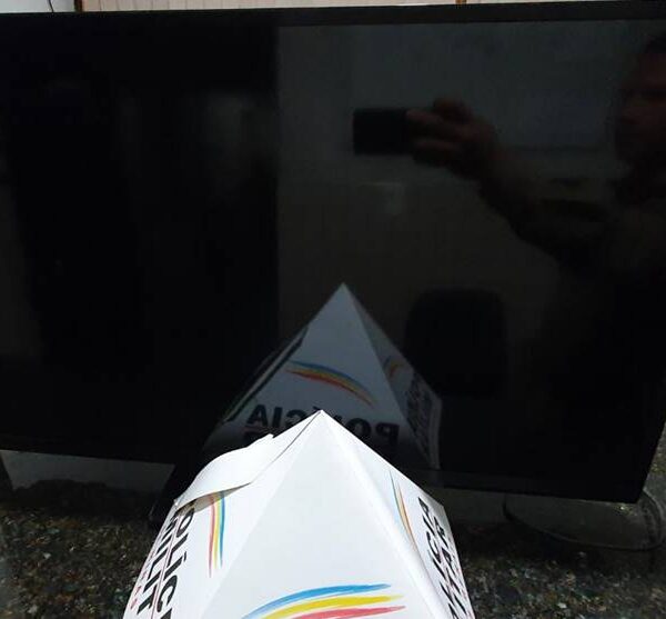 Ladrão furta televisão e é preso em seguida pela PM de Leopoldina