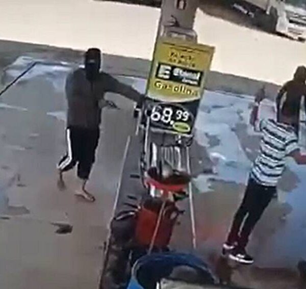 Dois são presos pela PM após roubo a posto de combustíveis em Leopoldina