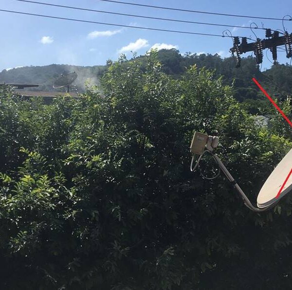 Objetos em contato com a rede elétrica podem causar graves acidentes