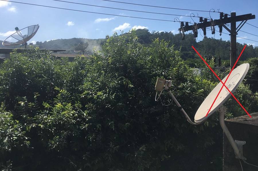 Objetos em contato com a rede elétrica podem causar graves acidentes