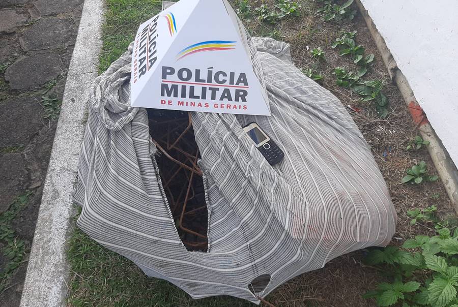 Homem é preso em flagrante pela PM após furtar materiais de construção em Leopoldina