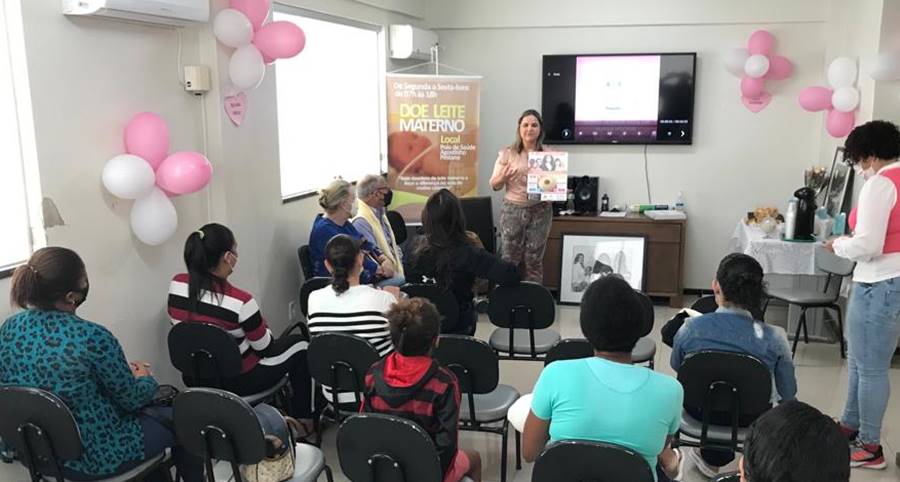 Data Mundial e Nacional em apoio à doação do leite humano é comemorada em Leopoldina