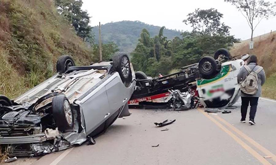 Acidentes em Ubá e Miraí deixam dois feridos graves