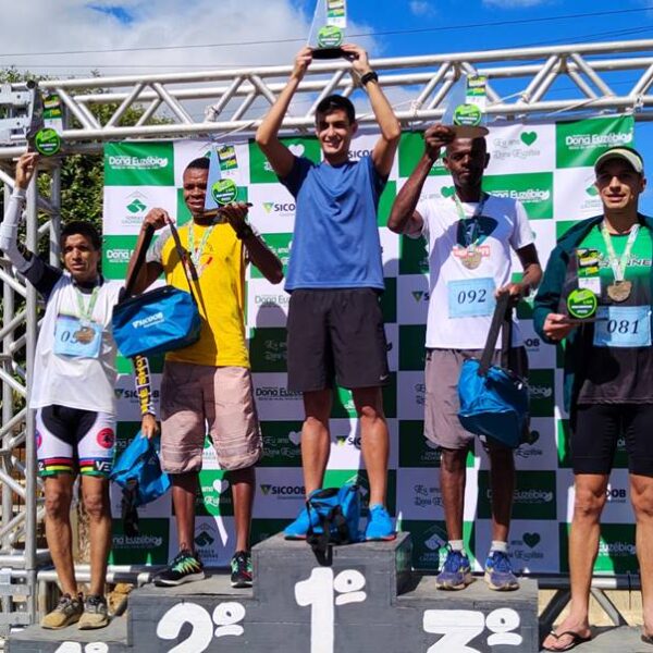 Equipe RB participa do ‘Desafio do Ligeirinho’ em Leopoldina e da ‘Corrida do Trabalhador’ em Dona Euzébia