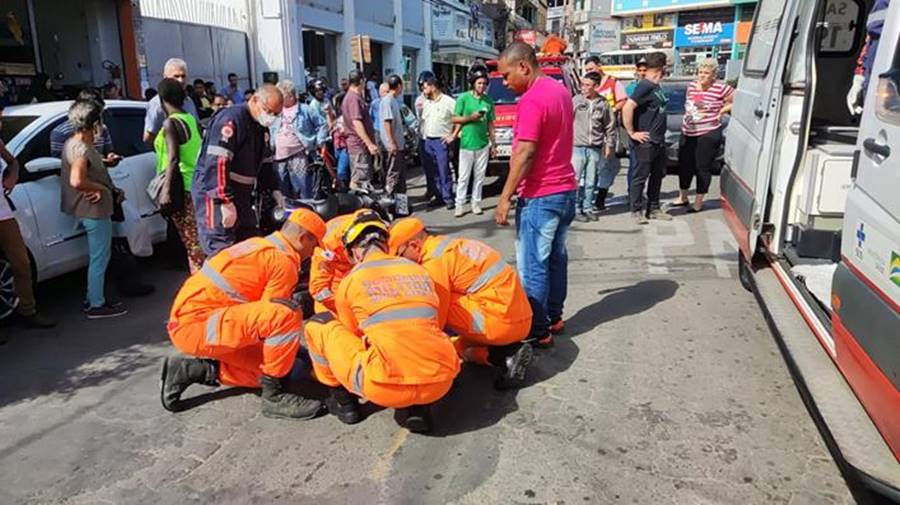 Menino de 8 anos é atropelado por moto em Muriaé