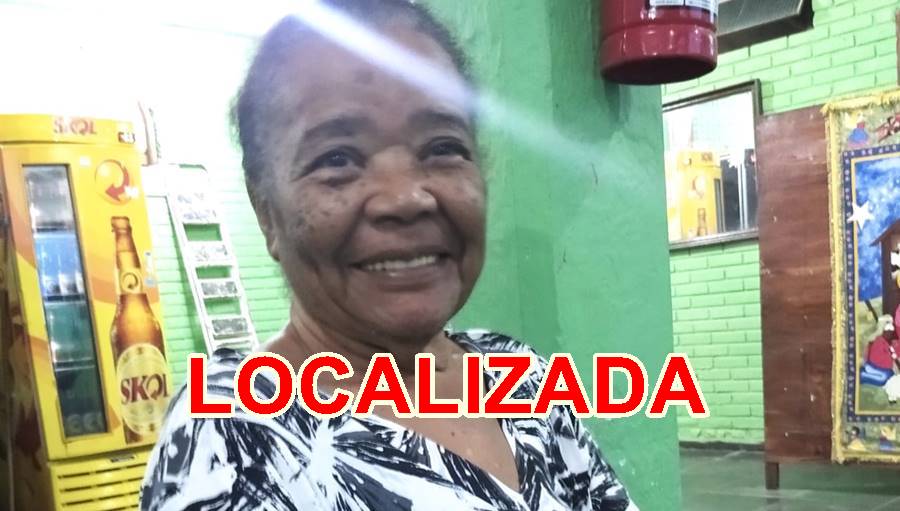 Idosa que estava desaparecida em Leopoldina é localizada