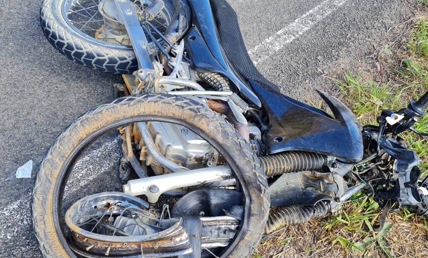 Motociclista morre em acidente na estrada de Piacatuba