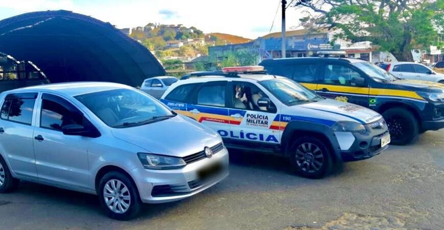 PRF e PM recuperam em Muriaé veículo roubado há 5 anos em São Paulo