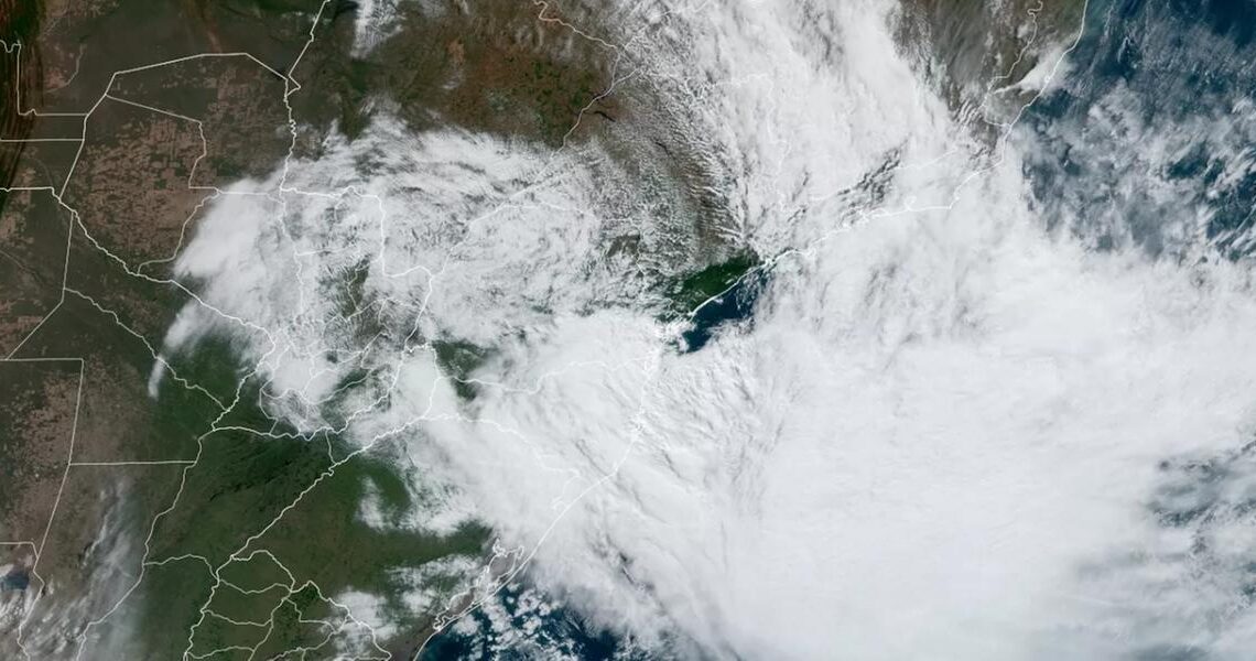 Inmet emite alerta de vendaval e queda de temperatura em Minas com passagem de ciclone no Sudeste