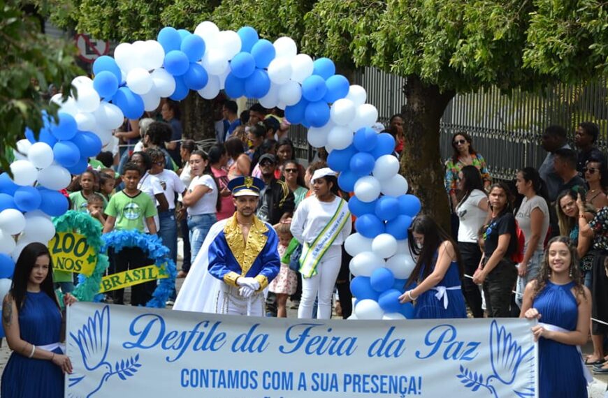 Ruas do Centro de Leopoldina têm alterações para desfile da Feira da Paz