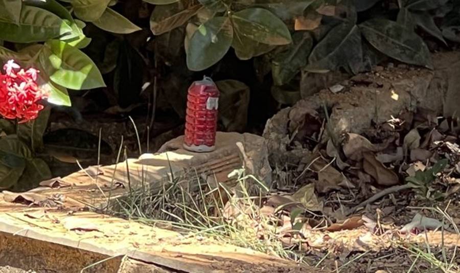 Homem encontra granada durante limpeza de quintal em Cataguases