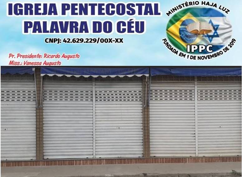 Igreja Pentecostal Palavra do Céu será inaugurada neste sábado em Leopoldina