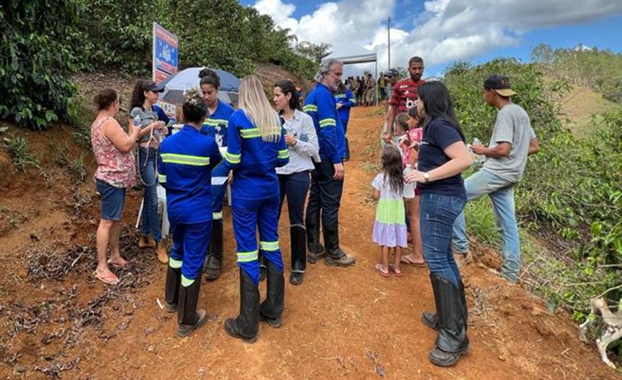 Simulado de emergência é realizado na barragem de Miraí