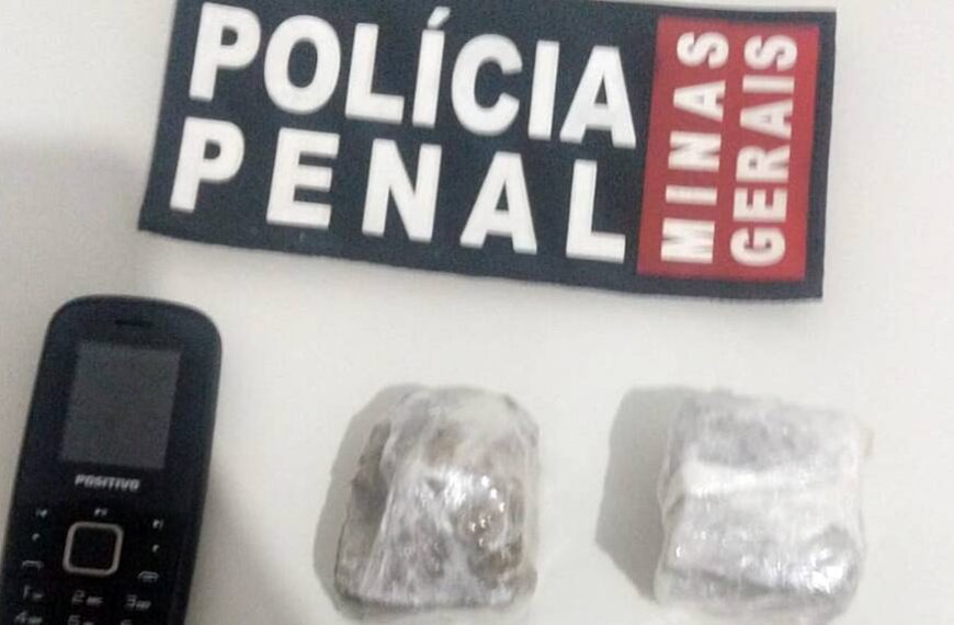 Mulher é presa pela Polícia Penal ao tentar entrar com maconha no Presídio de Leopoldina