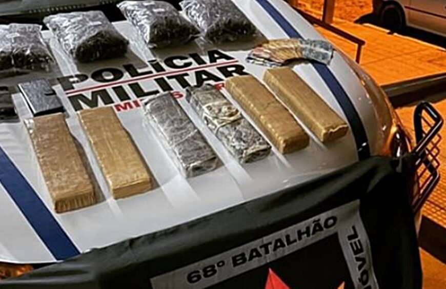 Polícia Militar apreende grande quantidade de drogas em Cataguases