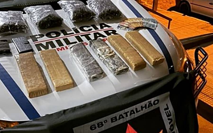 Polícia Militar apreende grande quantidade de drogas em Cataguases