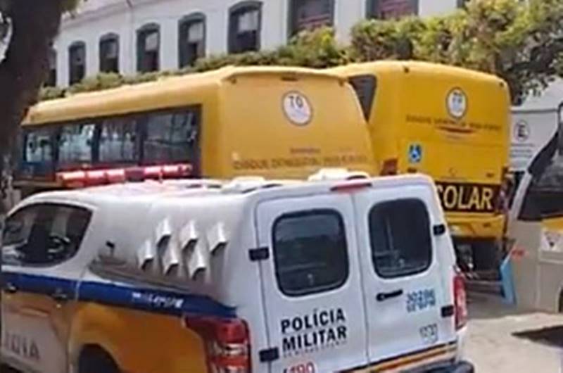 Ameaça de ataque em escola mobiliza PM e Polícia Civil em Leopoldina