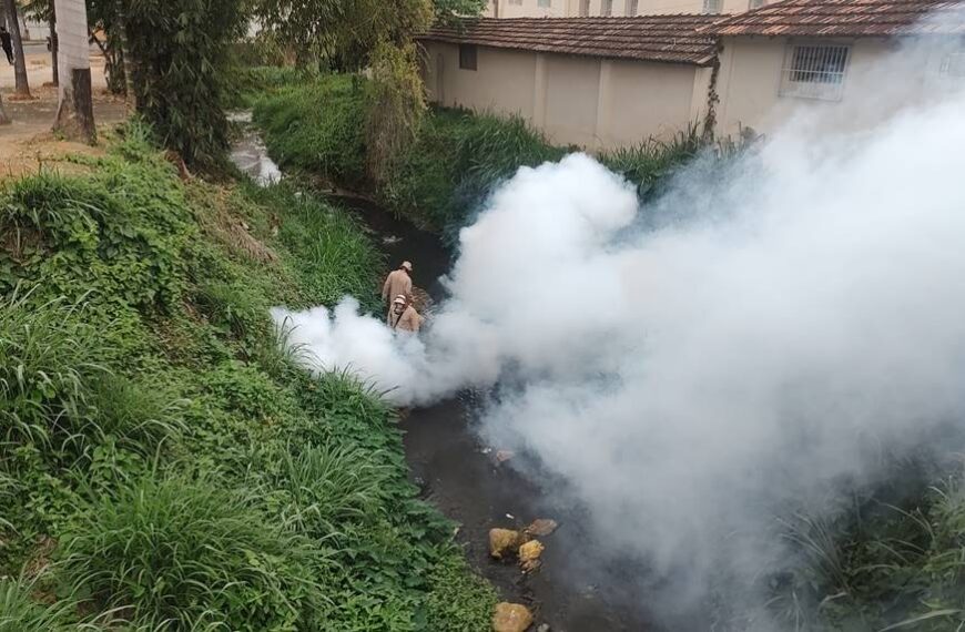 Leopoldina realiza ações para eliminar focos de mosquito da dengue