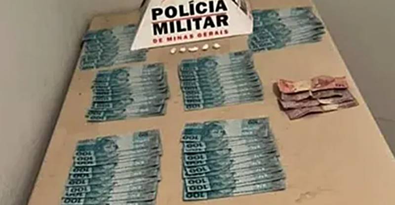 Motorista é presa pela PM com quase R$ 10 mil em notas falsas em São João Nepomuceno