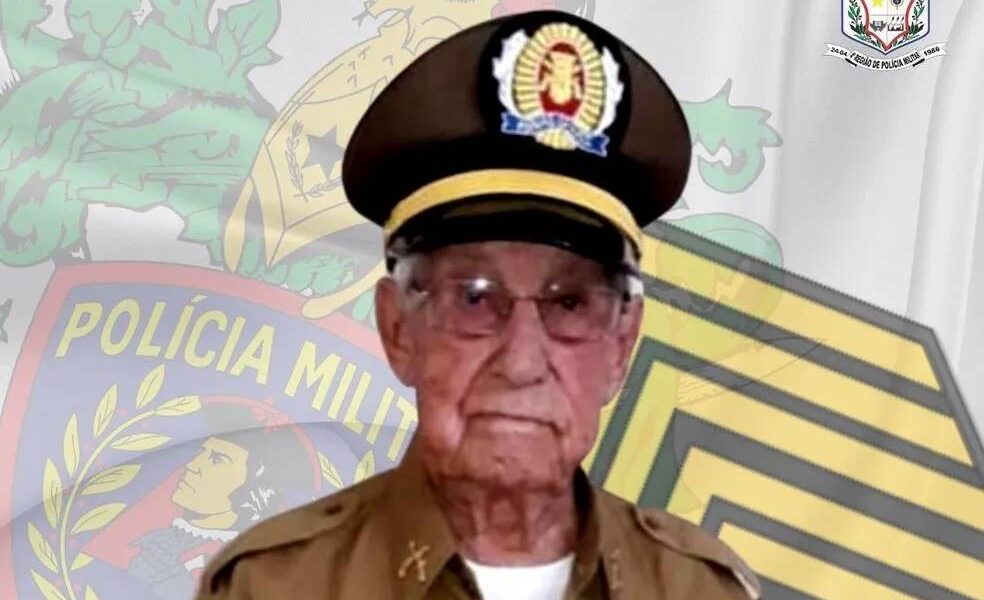 Aos 103 anos, morre em Juiz de Fora veterano mais antigo da Polícia Militar de Minas
