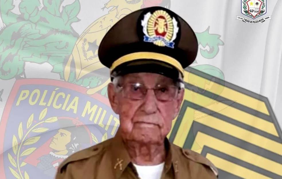 Aos 103 anos, morre em Juiz de Fora veterano mais antigo da Polícia Militar de Minas