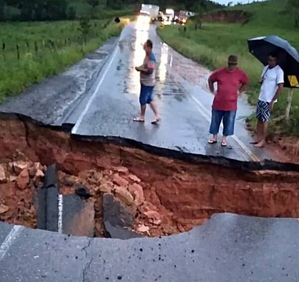 Chuva na região causa queda de árvores, barreiras e interdita rodovias