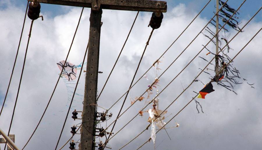 Ocorrências com pipas afetaram energia elétrica de 22 mil clientes da Energisa em 2022