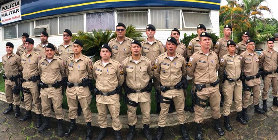 68º Batalhão de Polícia Militar de Leopoldina reforça efetivo com 18 novos militares