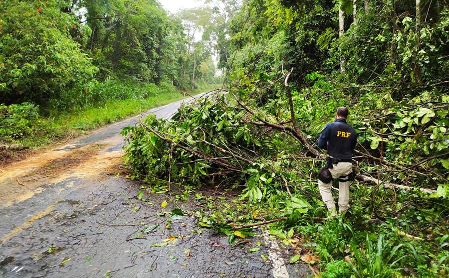PRF de Leopoldina alerta para pontos de acúmulo de água e buracos na BR-267