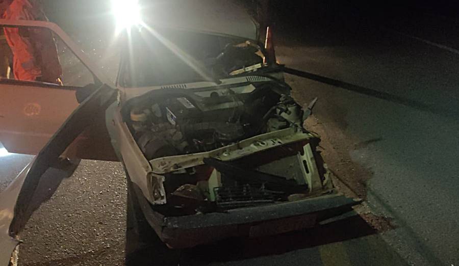 Acidente na BR-116 próximo ao trevo de Recreio deixa uma vítima fatal