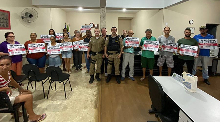 Polícia Militar implanta projeto Rede de Vizinhos Protegidos em Argirita