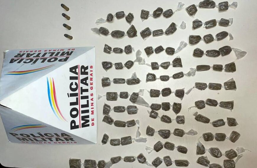 PM prende homem e apreende drogas e um menor no Bandeirantes em Leopoldina