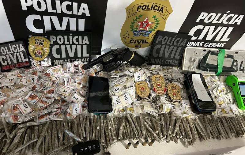 Polícia Civil encontra drogas enterradas em cova e mulher acaba presa em Além Paraíba