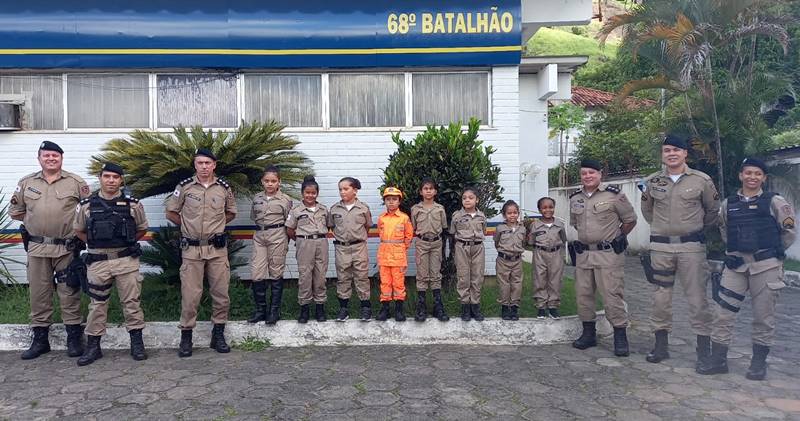 68 BPM inicia ciclo de encontros para formação da primeira turma de policiais femininas mirim de Leopoldina