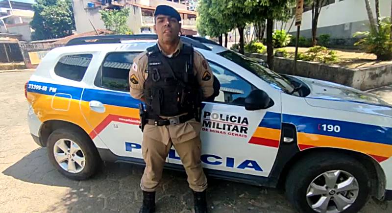 Homem leva facada durante briga e autores são presos pela Polícia Militar de Leopoldina