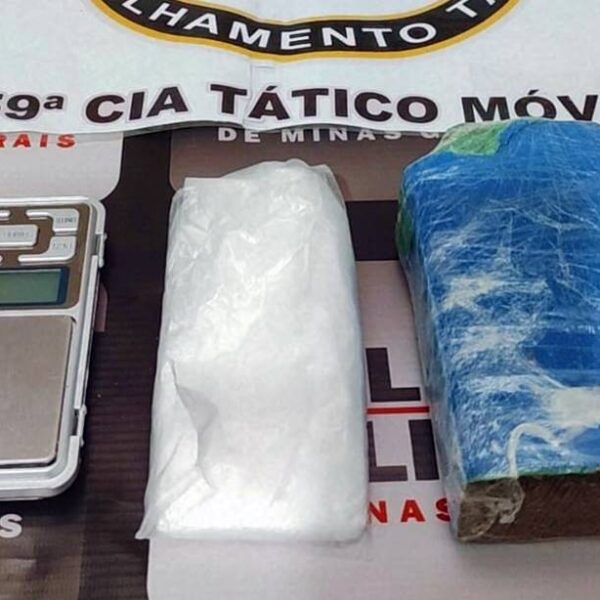 Adolescente de 17 anos corre da polícia e acaba apreendido com droga em Leopoldina