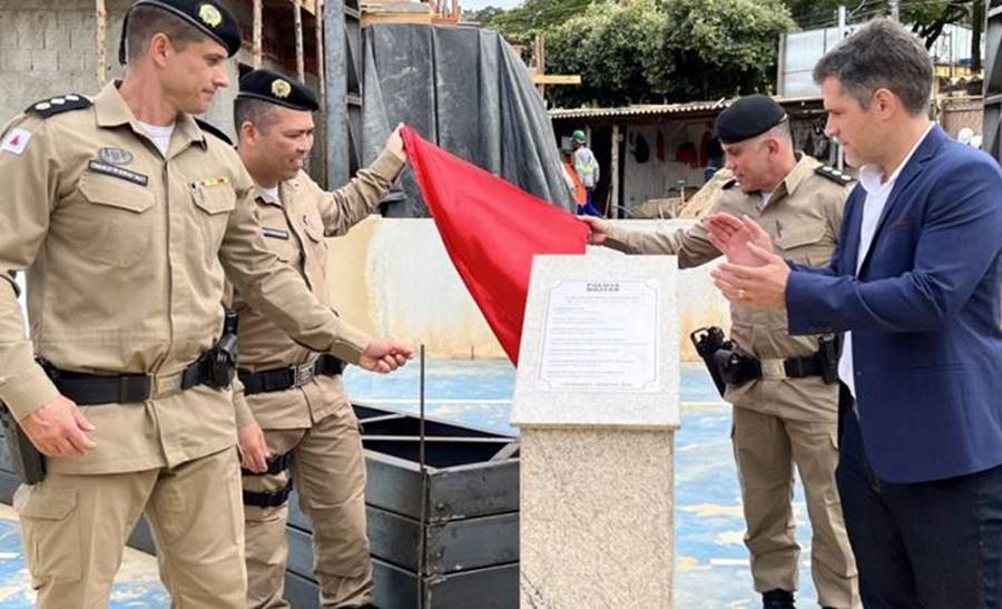 Polícia Militar lança ‘Pedra Fundamental’ do Quartel em Cataguases