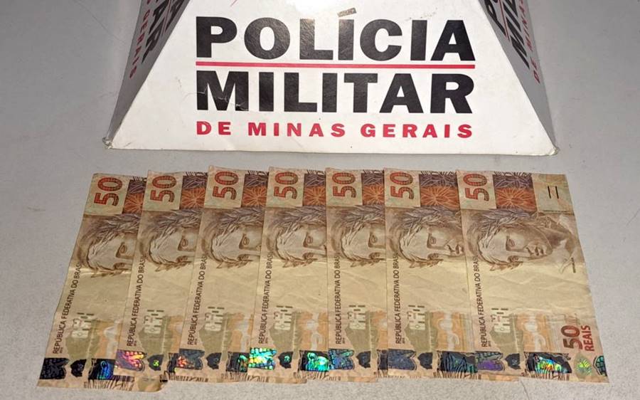 Jovem é preso tentando passar nota falsa na Festa de Santa Rita em Cataguases
