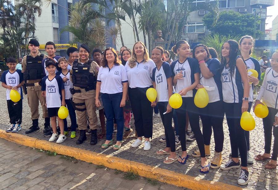 Campanha ‘Maio Amarelo’ encerra em Leopoldina com palestras e blitz educativa