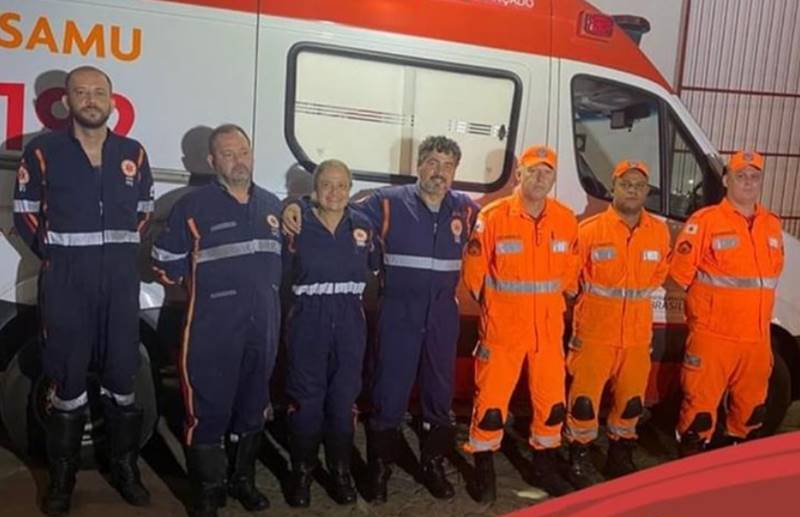 Homem é salvo por equipes de resgate após sofrer parada cardiorrespiratória em Leopoldina