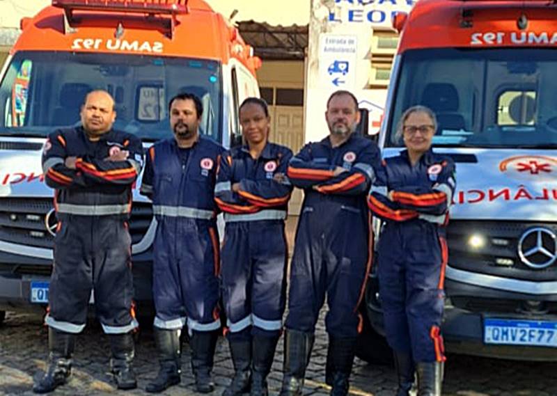 Mulher é salva por equipes do SAMU após parada cardiorrespiratória em Leopoldina