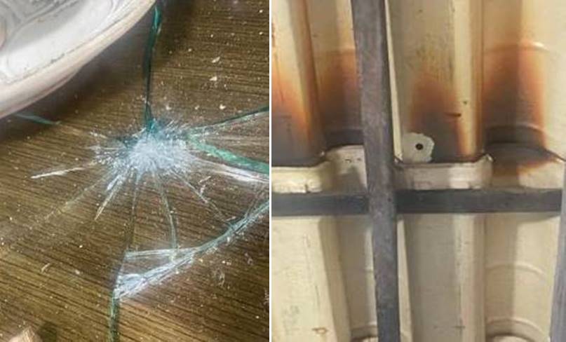 Bala perdida atinge móvel em residência de São João Nepomuceno