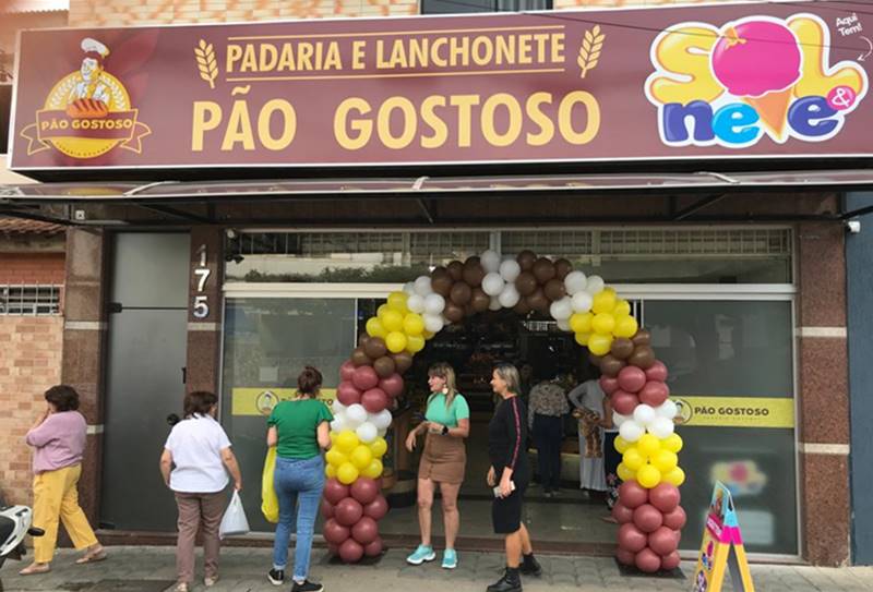 Padaria e Lanchonete Pão Gostoso é reinaugurada no Bairro Fábrica em Leopoldina